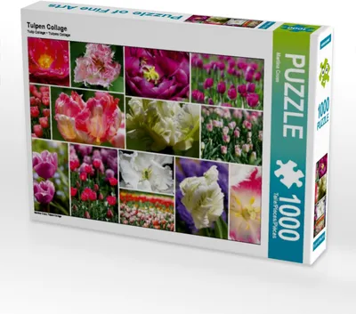 Produktbild von Calvendo Tulpen Collage 1000 Teile Puzzle quer 640x480mm, Cross Martina; 7328787