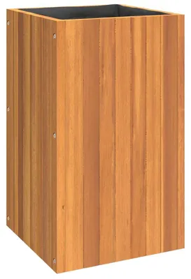 Image de Bac à plantes 35x35x60 cm bois massif acacia
