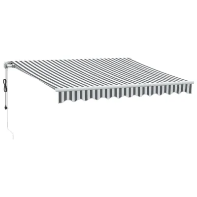 Produktbild von Markise Automatisch Anthrazit & Weiß 300x250 cm