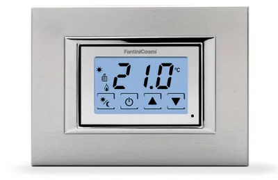 Productafbeelding van Fantini Cosmi CH123TS inbouw touchscreen klokthermostaat