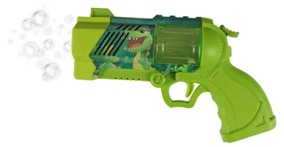 Image de Pistolet à bulles dinosaure vert avec lumière