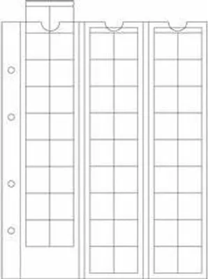 Produktbild von Münzhüllen OPTIMA, für 54 Münzen bis 20 mm Ø, glasklar, 5erPack