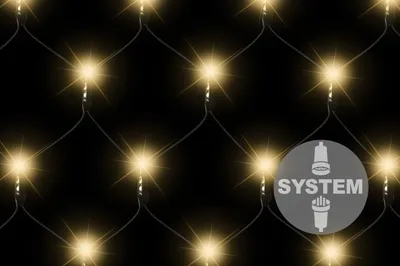 Obrázok produktu pre diLED svetelná mriežka 100 LED, teplá biela, bez transformátora