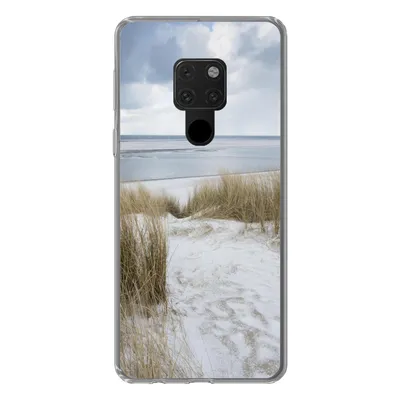 Produktbild von MuchoWow® Handyhülle Schutzhülle Hülle für Huawei P40 Lite Nordsee - Dünen - Wasser Silikon Softcase Handy Hülle - Handy