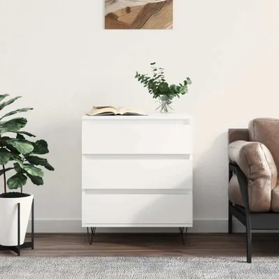 Produktbild von vidaXL Sideboard Weiß 60x35x70 cm Holzwerkstoff
