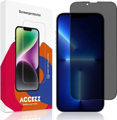 Productafbeelding van Accezz Gehard Glas Privacy Screenprotector voor de Apple iPhone 13 Pro Max / 14 Plus