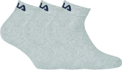 Immagine prodotto di Fila F9300 Quarter 3-Pack Grey 35-38 Fitness ponožky