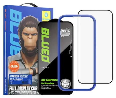 Produktbild von Blueo - 3D HD Full Glue Schutzglas für iPhone 16 Pro - schwarz