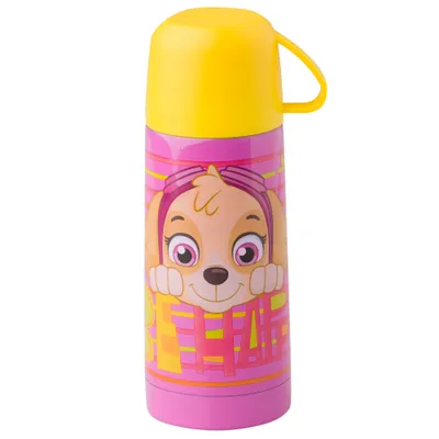 Produktbild von Thermoflasche Thermokanne Becher Druckknopfsystem Edelstahl Schule PAW PATROL