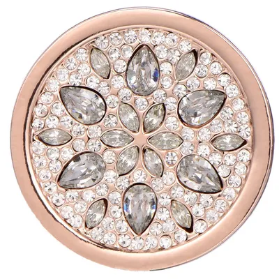 Produktbild von Morella Damen Coin 33 mm Blüte Zirkonia Traum