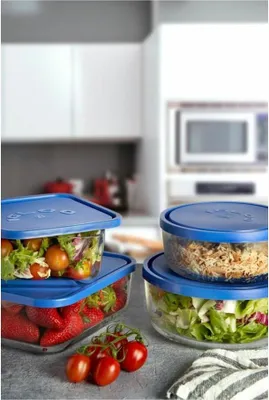 Immagine prodotto di Lunch box Borgonovo Igloo Blue 2,2 L (6 pezzi) (Ø 22 cm)