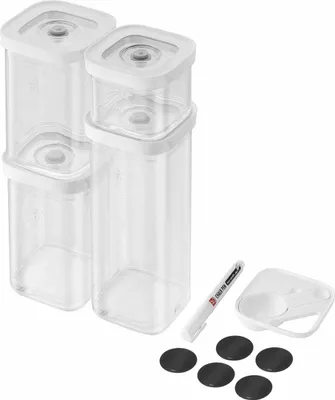Obrázek produktu pro ZWILLING 1025971 Rectangular Container 2.445 L Transparent  White 6 pc(s)