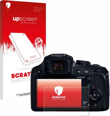 Produktbild von upscreen Schutzfolie für Panasonic Lumix DC-FZ82D Displayschutz Displayschutzfolie Folie Klar Transparent