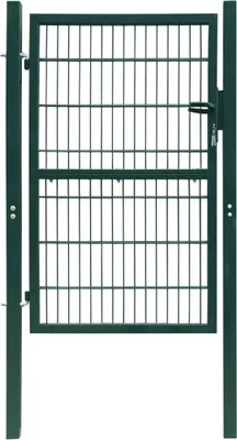 Image de 2D Portail de clôture (portail individuel) vert 106 x 210 cm