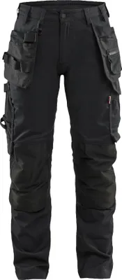 Produktbild von Blakläder Damen Handwerker Arbeitshose mit Stretch 7132, Farbe:Schwarz, Größe:C46