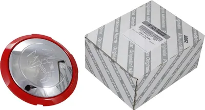 Produktbild von Original Fiat Nabendeckel Felgendeckel Alufelge Chrome Rot 500 Abarth 51895377