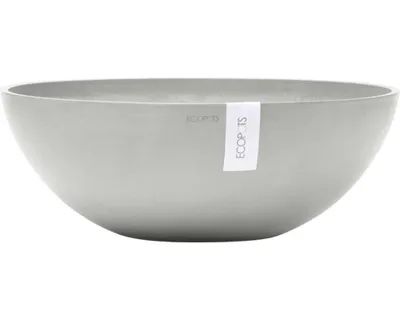 Produktbild von Blumentopf Ecopots Vienna Kunststoff Ø 48,2 cm 50,4 x 50,4 x 18,5 cm grau