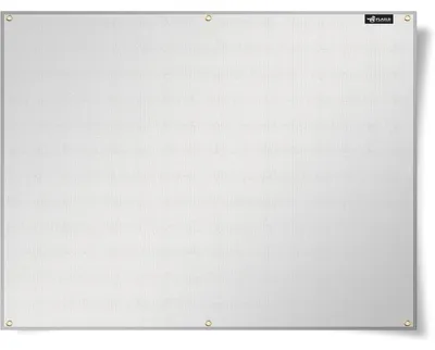 Productafbeelding van Hitteschildmat van aluminium, 50 x 76 cm, hittebestendig, geschikt voor barbecues, hekken, muren en koelkasten