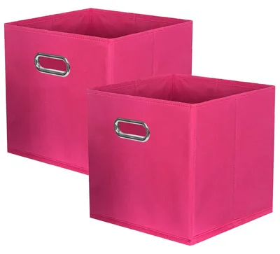 Obrázok produktu pre Úložné boxy z látky, sada 2 skladacích úložných boxov