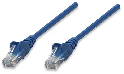 Obrázek produktu pro Intellinet 318938, 1 m, Cat5e, U/UTP (UTP), RJ-45, RJ-45, Modrá