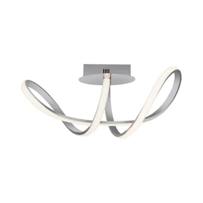 Zdjęcie produktu dla Lampa sufitowa LED srebrna, ściemnialna, L 62 cm