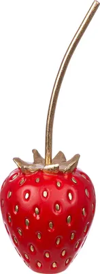 Produktbild von Gilde Dekoobjekt, Erdbeere, "Frutilla", Poly, rot, VE 2, H. 28,5 cm, D. 11 cm Höhe: 28.50 cm Durchmesser: 11.00 cm 34495
