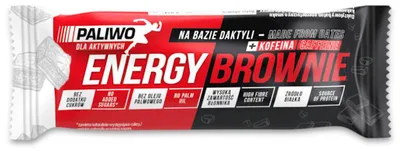 BATON ENERGY BROWNIE + KOFEINA 50 g - PALIWO DLA AKTYWNYCH