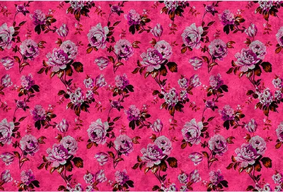 Produktbild von Tadessi Fototapete | Blumen | 4.00 m x 2.70 m | Pink | Rosa | Wandbild | Digitaldruck