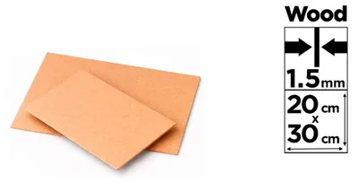 Image de Panneau Mdf Pour Loisirs Créatifs, épaisseur 3 Mm, 20 X 30 Cm