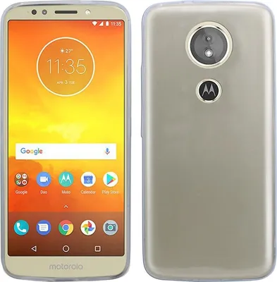 Obrázok produktu pre Silikónový ochranný kryt na mobilný telefón Motorola Moto E5 Transparent
