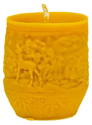 Imagen del producto de Vela para cáliz, fabricada con cera de abeja 100% natural