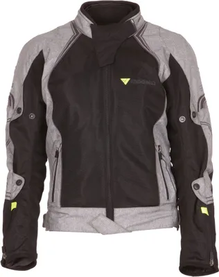 Produktbild von Modeka Breeze Lady Textiljacke schwarz / grau 36