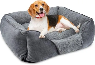 Produktbild von Weiches Hundebett klein Anti-Angst Antirutsch 51x48x15cm