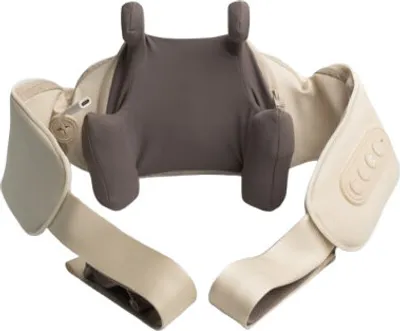 Image de Technaxx LX-046 Masseur corporel sans fil à 2 vitesses, beige et marron