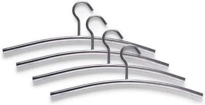 Image de Cintres en acier - Lot de 4 - durables - 43,5 x 15