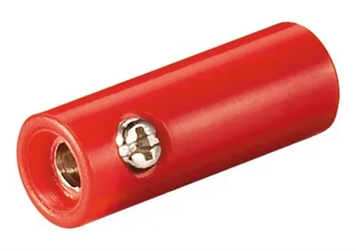 Immagine prodotto di goobay Bananen Kupplung mit Schraubanschlüssen rot (Bulk)