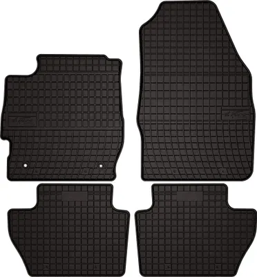 Immagine prodotto di Tappetini auto in gomma adatto per Ford Ka+ (2014-, hatchback) neri, set 4 pz, con fissaggi