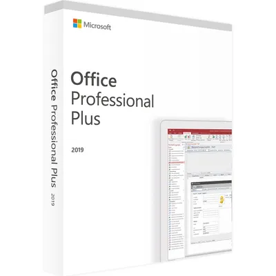 Produktbild von Microsoft Office 2019 Professional PLUS Vollversion MS Pro 32/64Bit