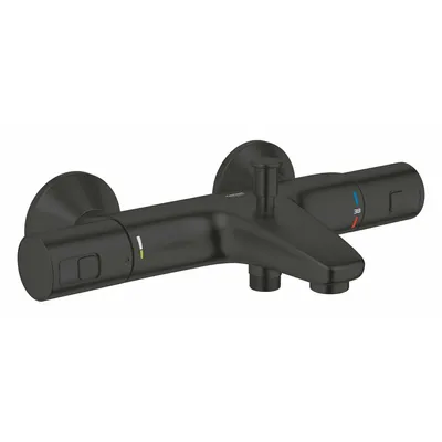 Image de Grohe Quickfix Precision Start mitigeur thermostatique bain noir mat