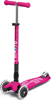 Immagine prodotto di Micro Scooter Maxi Deluxe klappbar LED rosa neon Rullo per bambini