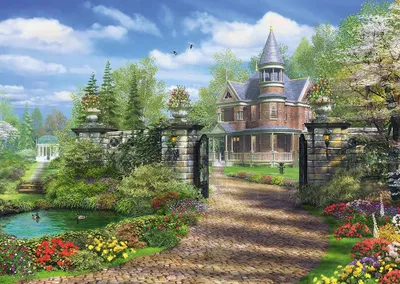 Image de Schmidt Jeux Puzzle 1000 pièces Dominic Davison Domaine victorien