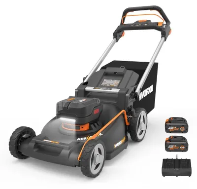 Image de Tondeuse sur batterie WORX Wg760e.1 40 V, l.51 cm