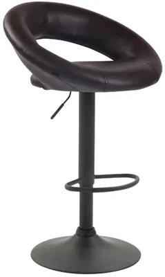 Obrázok produktu pre Olinda, barová stolička, umelá koža | Farba: hnedá | Rozmery: 53x47x80 cm