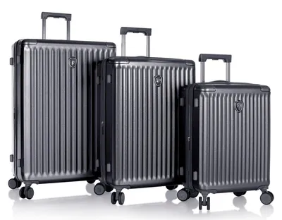 Imagen del producto de HEYS trolley Luxe 3pc Set Gunmetal antracita 55cm