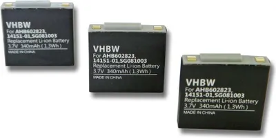 Produktbild von vhbw 3x Akku Ersatz für GN Netcom SG081003 für Wireless Headset Kopfhörer (340 mAh, 3,7 V, Li-Polymer)