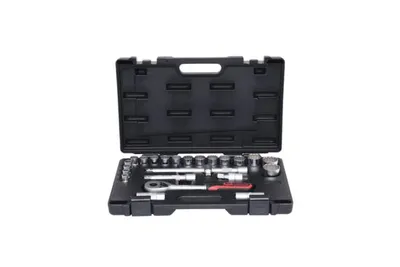Produktbild von KS Tools 911.1595, Steckschlüssel-Satz, 1/2", 24 Kopf/Köpfe, Chrom-Vanadium-Stahl, 3 kg
