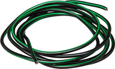Produktbild von Kabel - Schwarz/Grün 0,50mm² Fahrzeugleitung - 1m