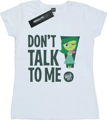 Produktbild von Disney - "Inside Out Dont Talk To Me" T-Shirt für Damen BI48873 (3XL) (Weiß)