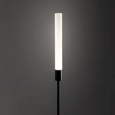 Produktbild von LED Pollerleuchte Aluminium IP54 120 cm hoch Erdspieß Schwarz Weiß rund warmweißes Licht 3000 K 100 lm Modern
