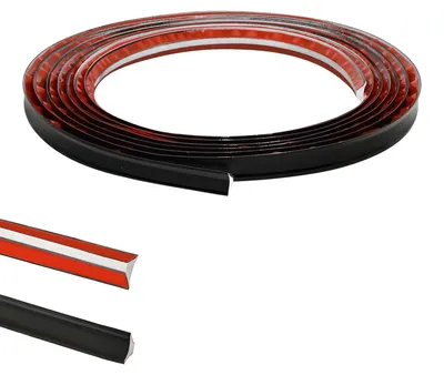 Immagine prodotto di Profilo angolare in PVC, flessibile, autoadesivo, 5 metri, 12 mm x 6 mm, per la protezione di pareti e angoli